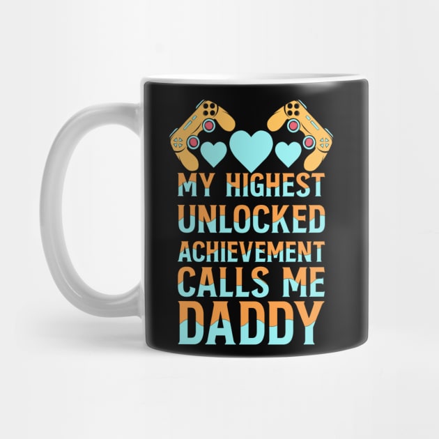 Funny Gamer Daddy Gift by BadDesignCo